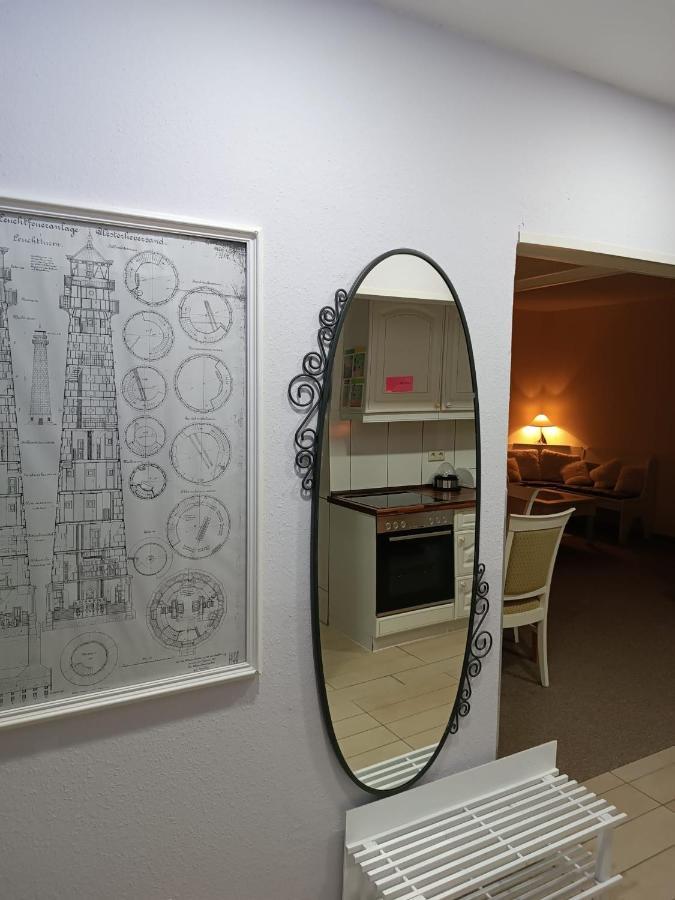 Ferien Wohnung -Leuchtturm Oldenswort Esterno foto